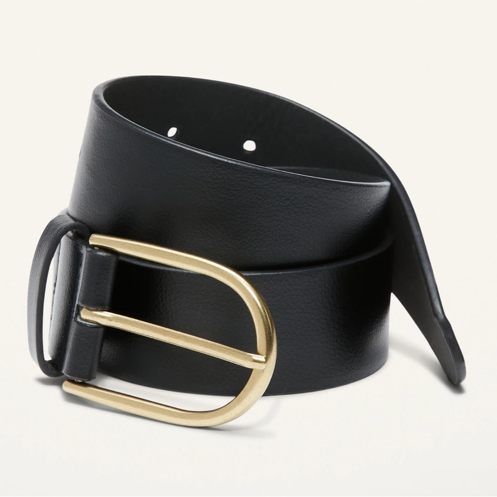OLD‎ NAVY Faux-Leather D-Ring Belt